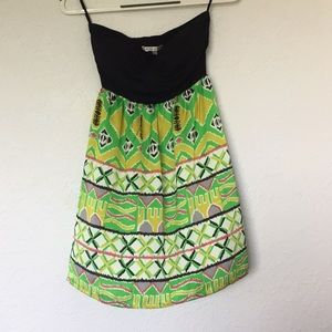 Joy Joy strapless dress